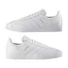adidas Gazelle White/White-Gold Metallic