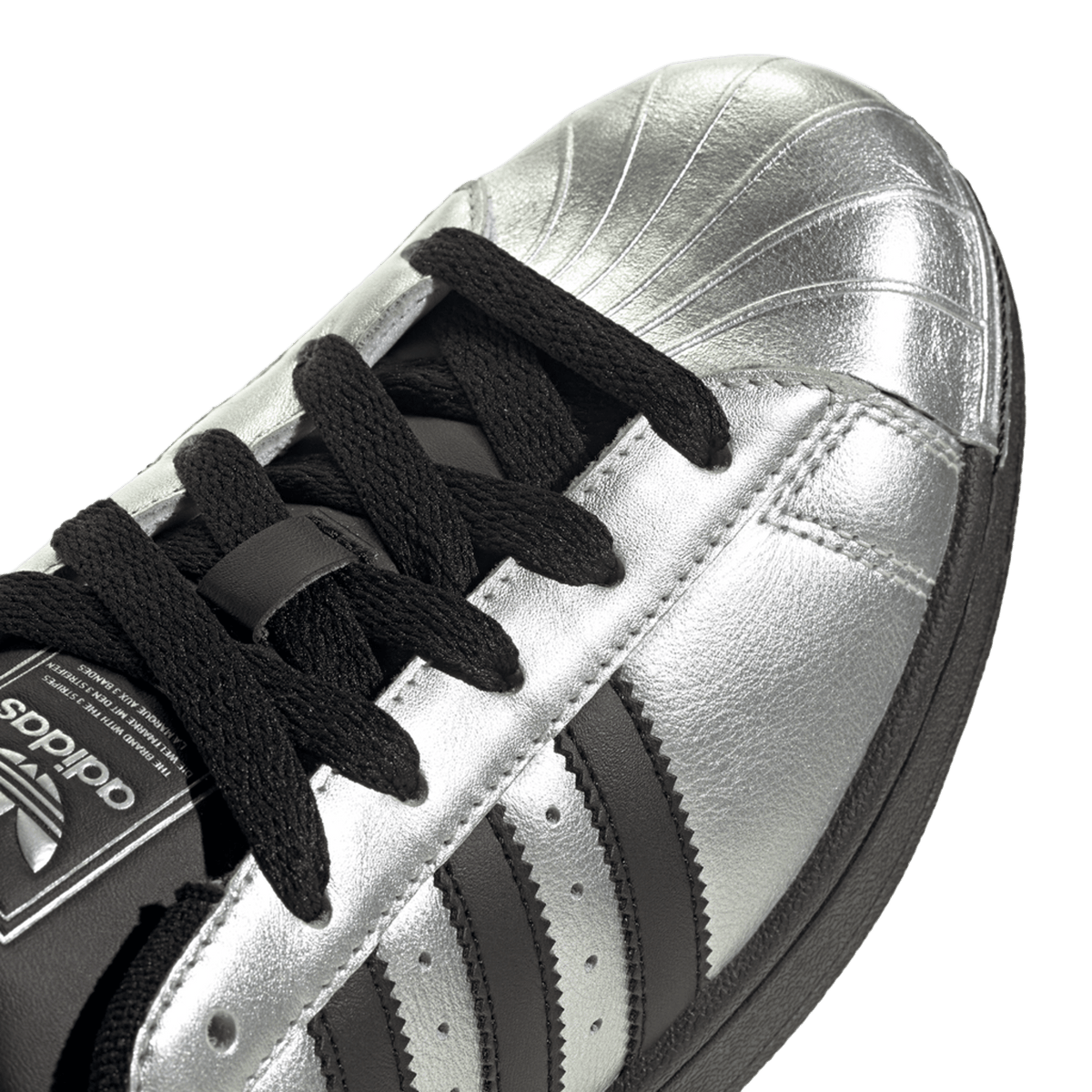 adidas Superstar II Silver Metallic Black (Women's)