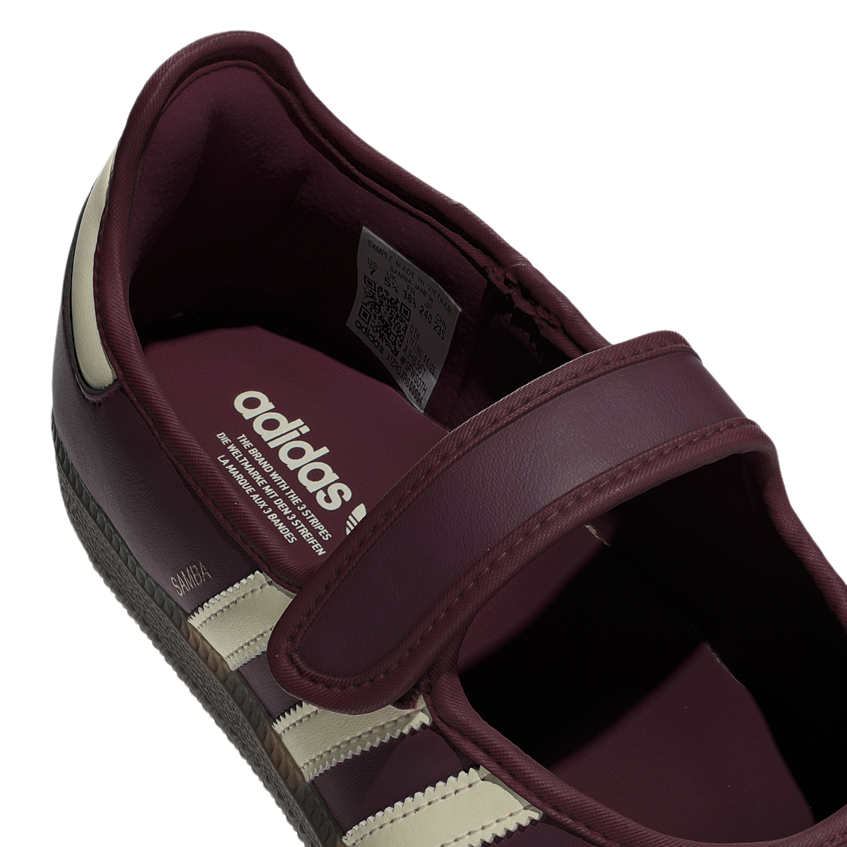 adidas Samba Jane Maroon Cream White (Women's)