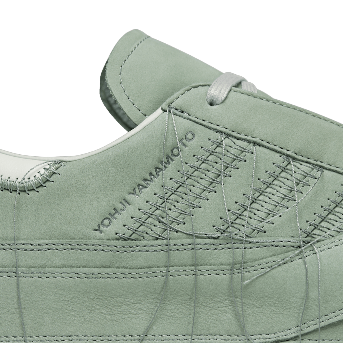 adidas Y-3 Gazelle Silver Green Off White Light Brown