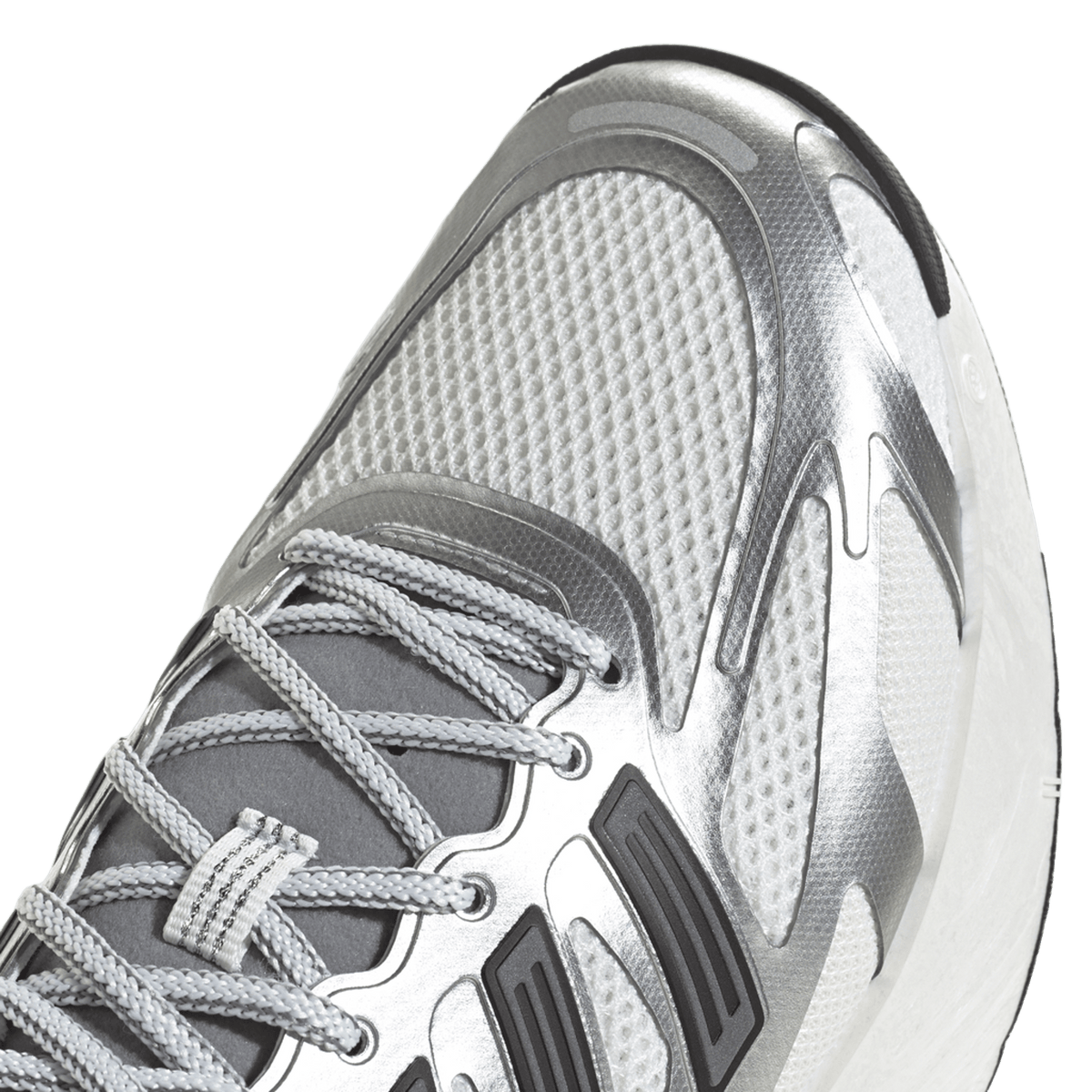 adidas Adizero Aruku Silver Metallic Crystal White Grey Three