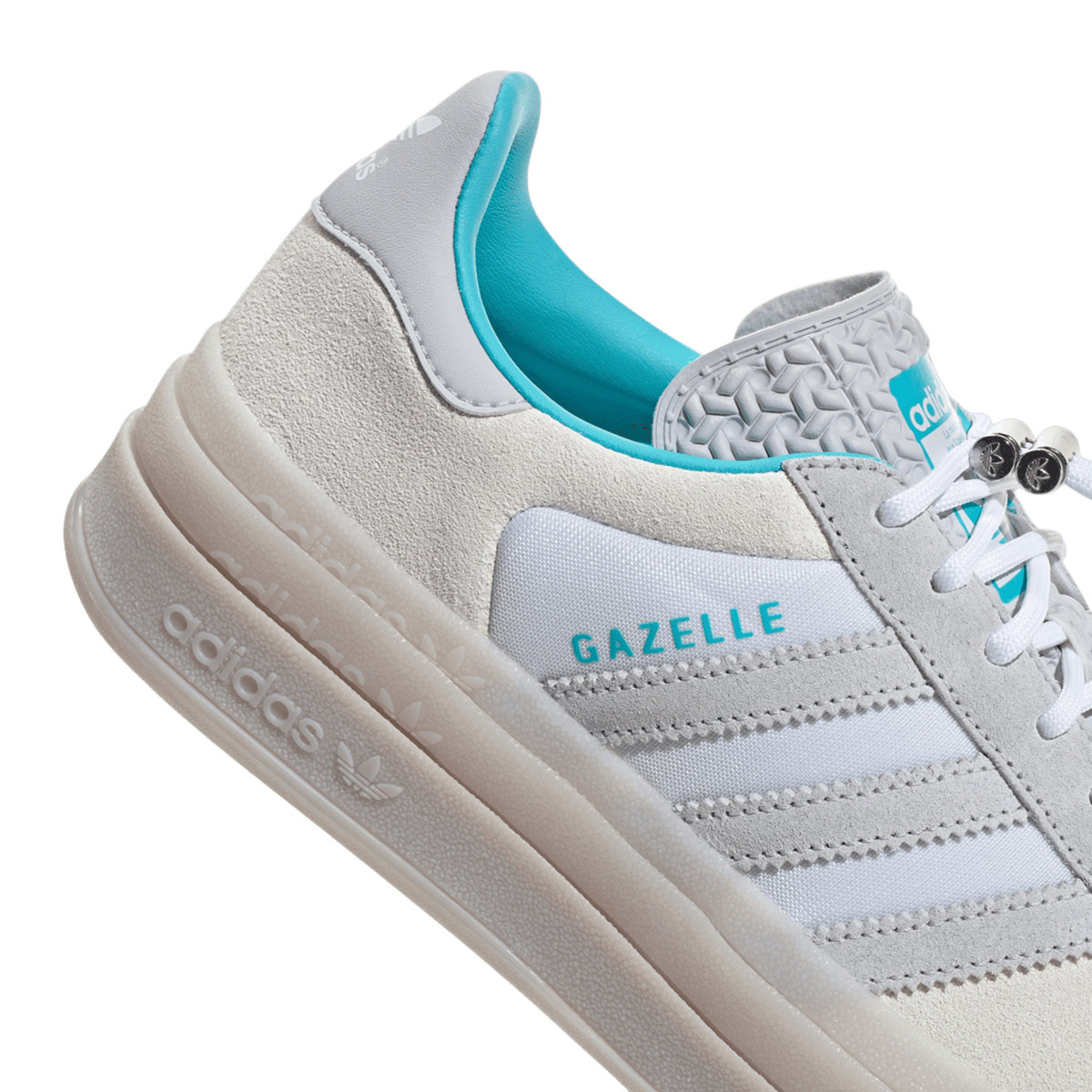 adidas Gazelle Bold Cloud White Light Blue (Women's)