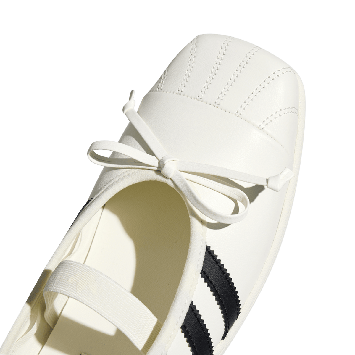 adidas Superstar Square Toe Ballet JENNIE Off White Black (Women's)
