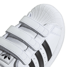 adidas Superstar II Comfort Closure Cloud White Core Black (PS)