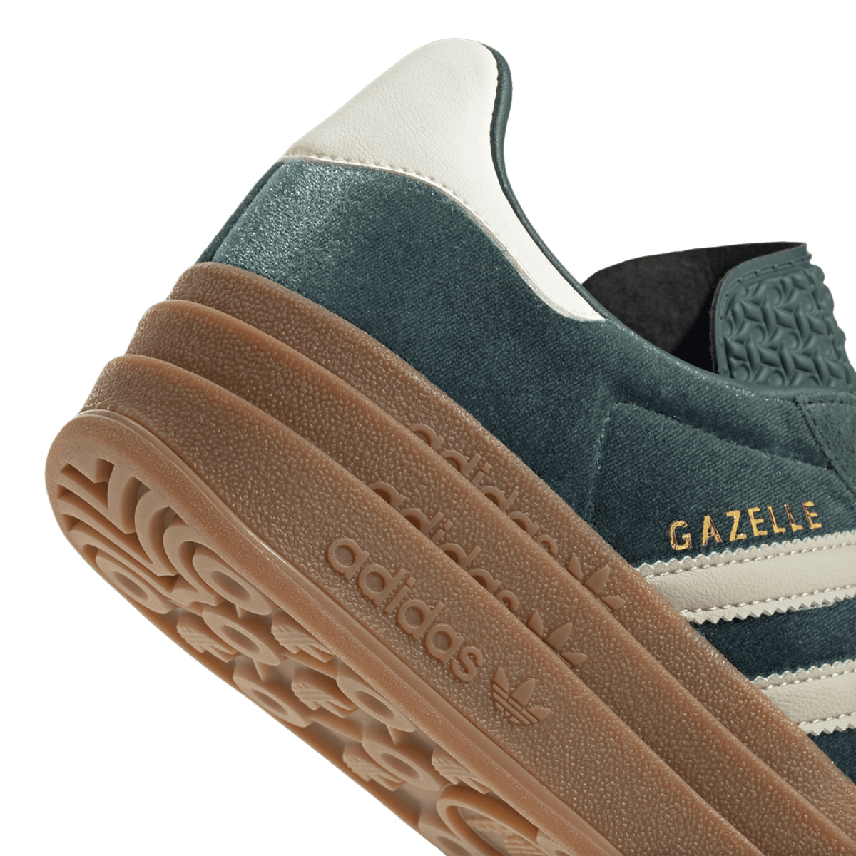 adidas Gazelle Bold Mineral Green Velvet (Women's)