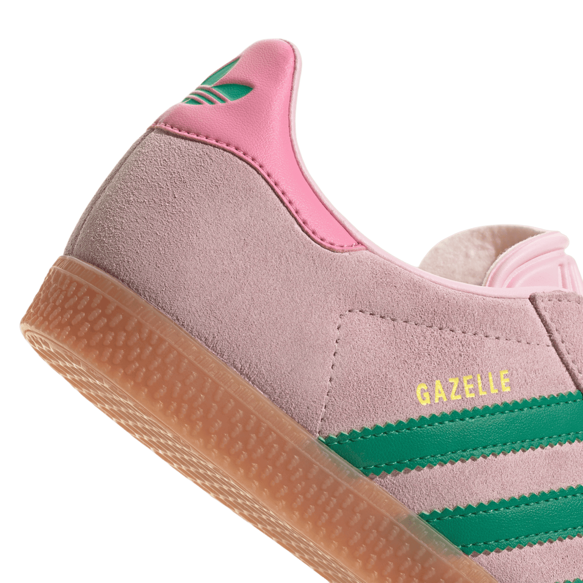 adidas Gazelle Clear Pink Court Green (GS)