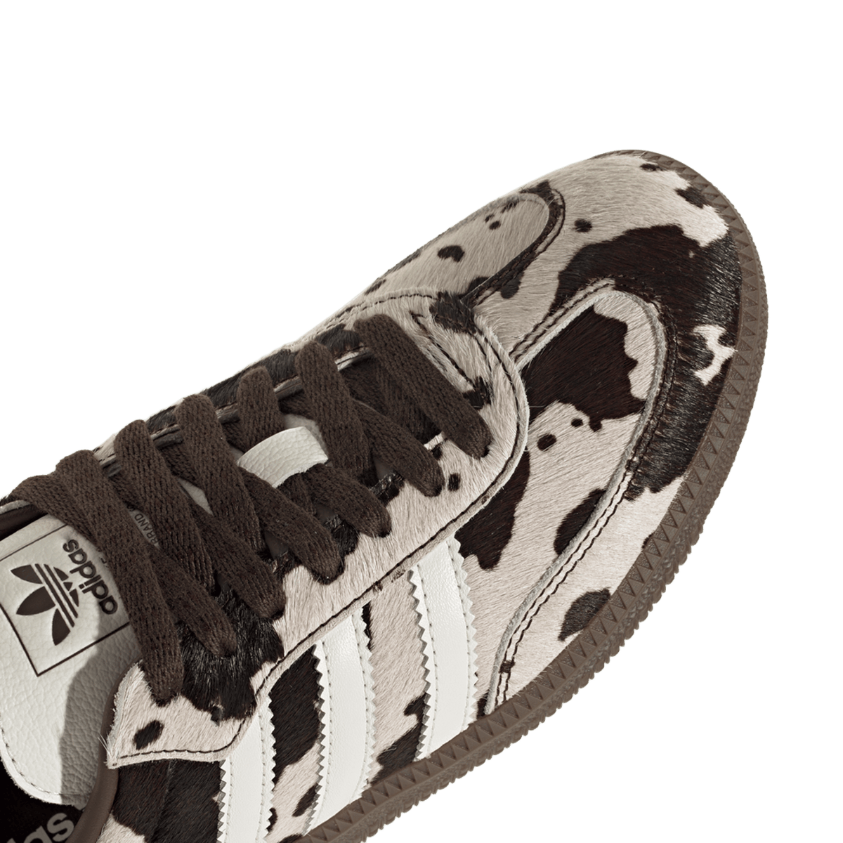 adidas Samba OG Cow Print Dark Brown White (Women's)