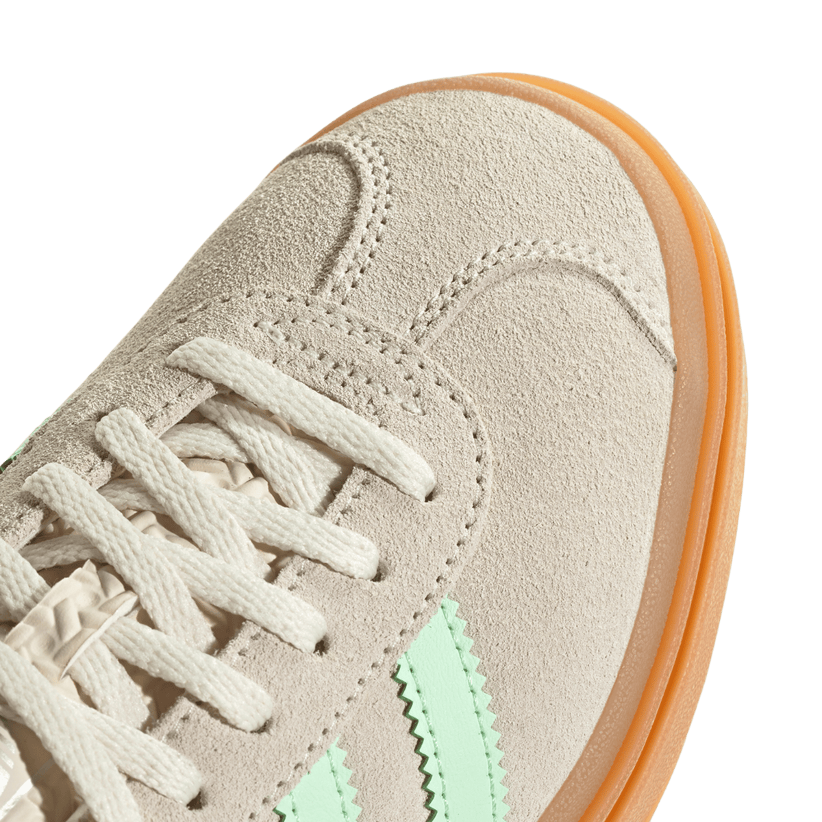 adidas Gazelle Bold Wonder White Semi Green Spark (GS)