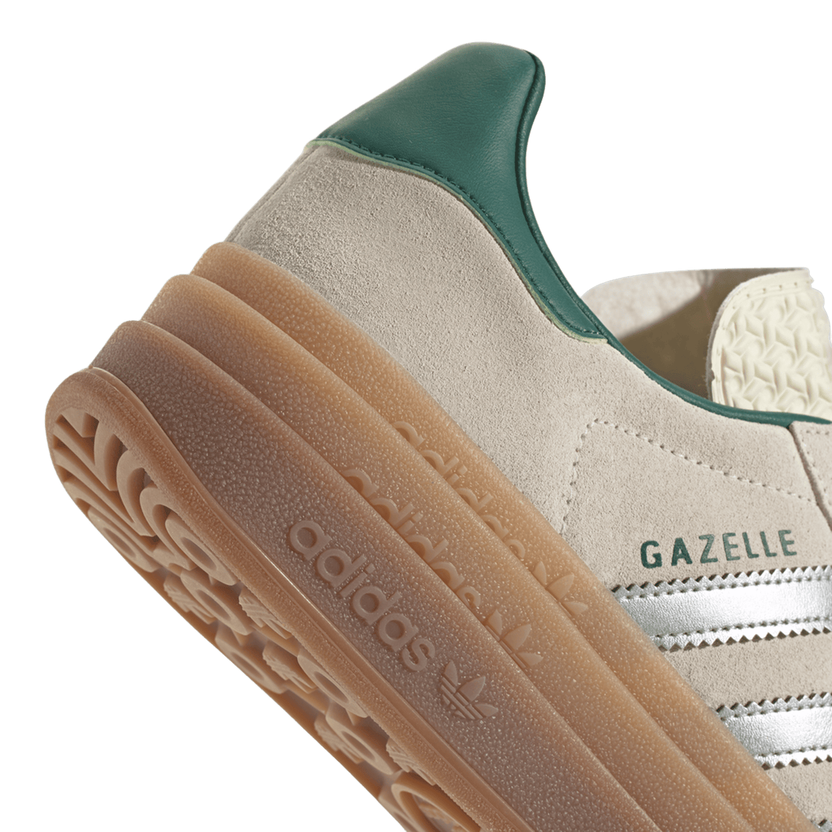 adidas Gazelle Bold Off White Collegiate Green (Women's)