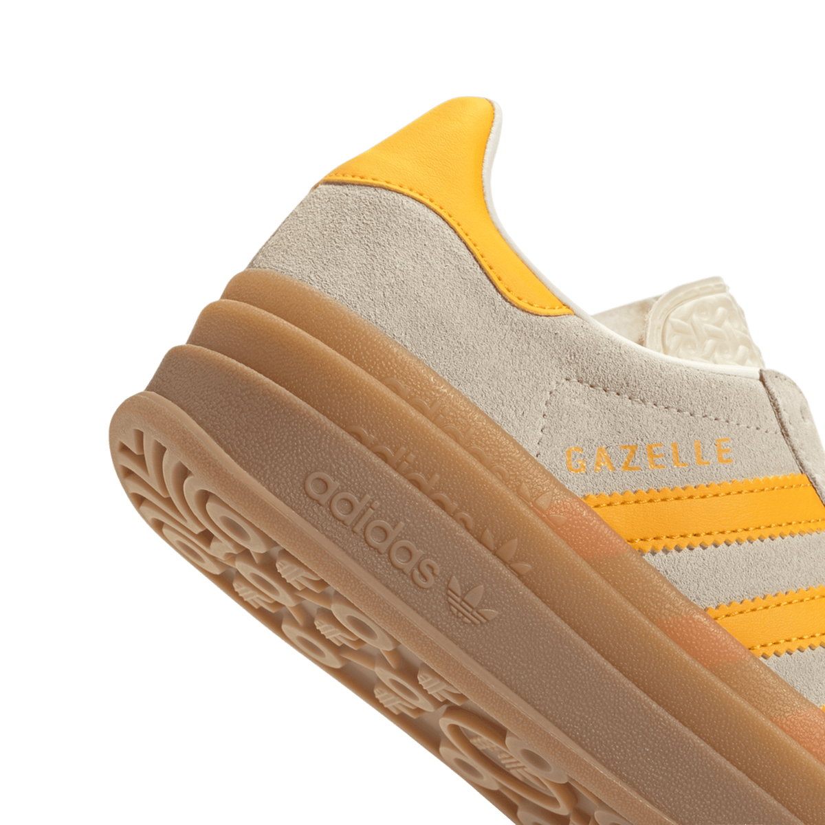 adidas Gazelle Bold Wonder White Crew Yellow (GS)