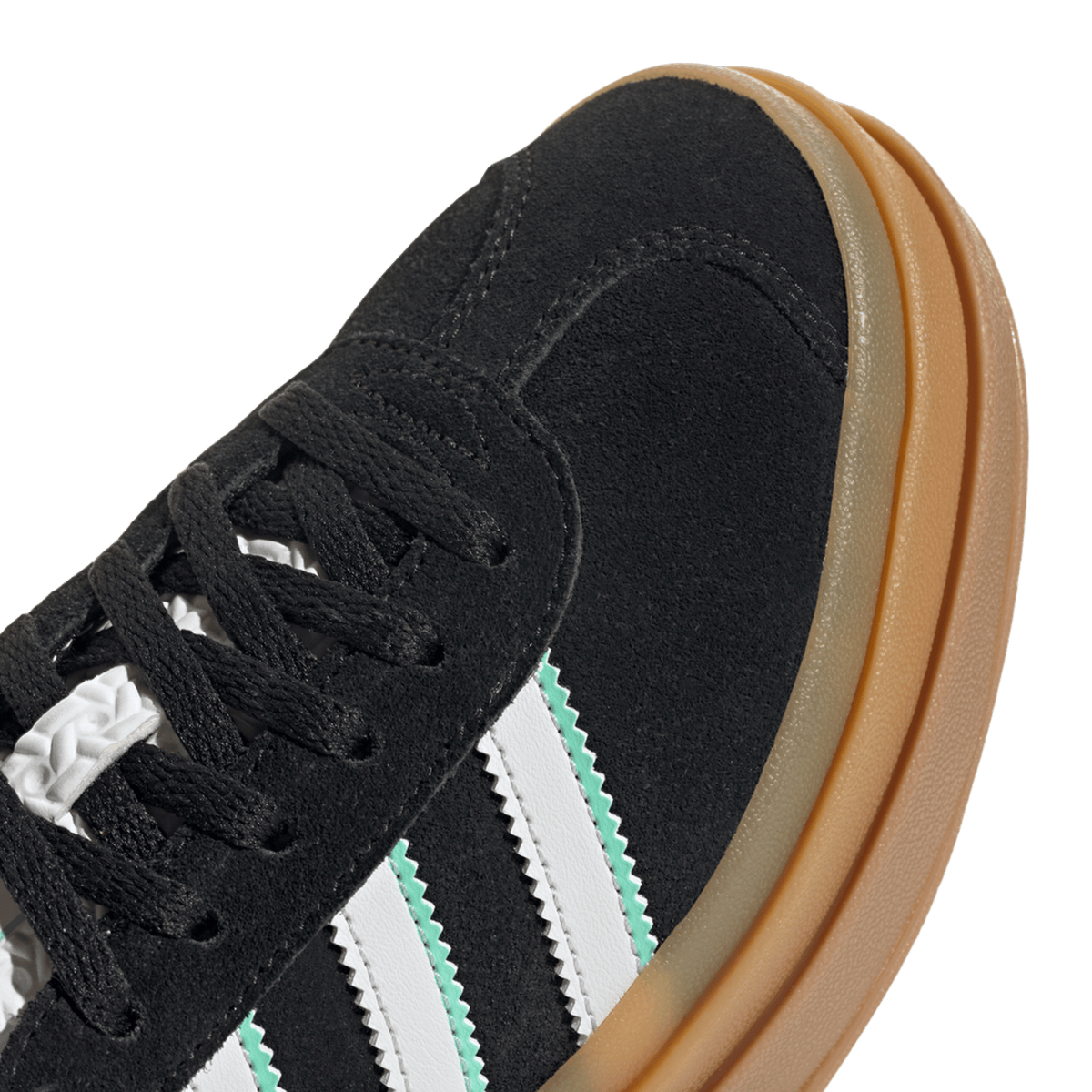 adidas Gazelle Bold Black White Mint Gum (GS)