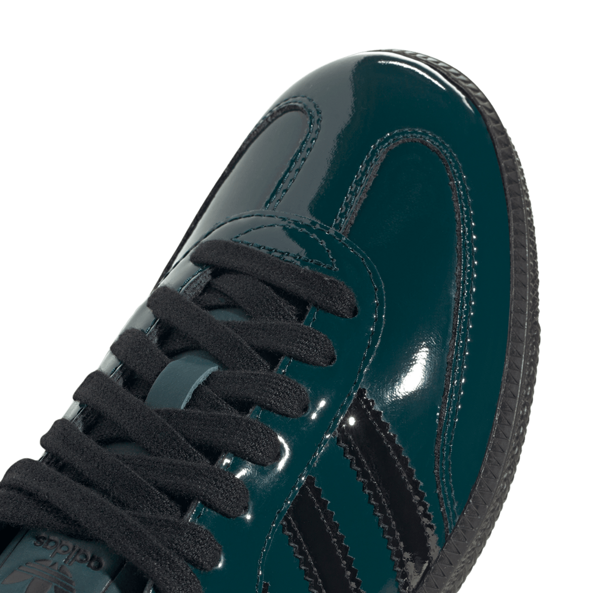 adidas Samba OG Aurora Ivy Black Patent (Women's)