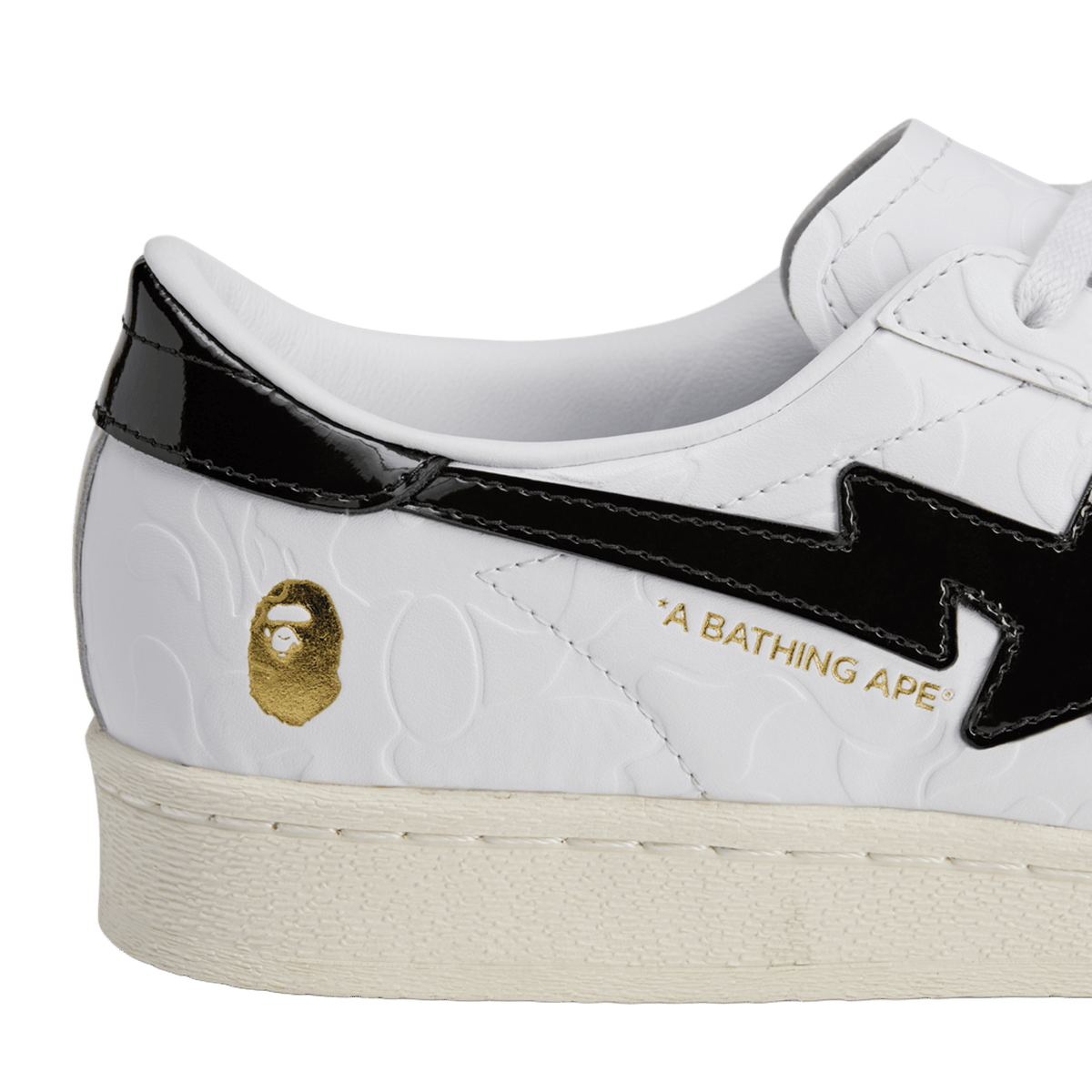 adidas Superstar Vintage Bape White Black