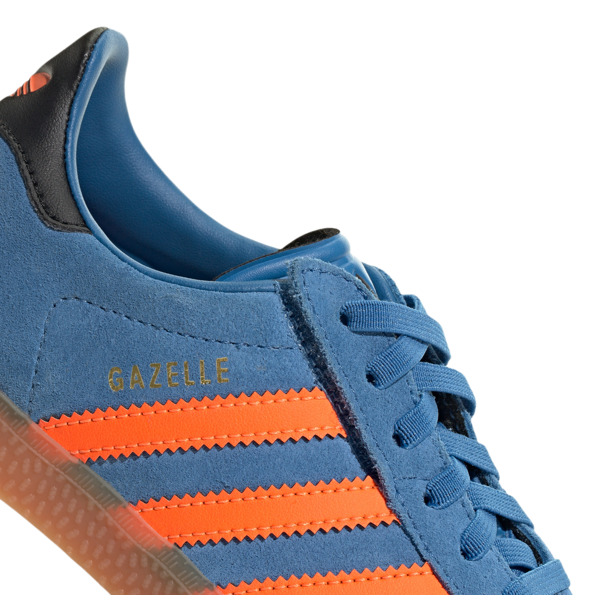 adidas Gazelle Comfort Closure Focus Blue Solar Oange (PS)