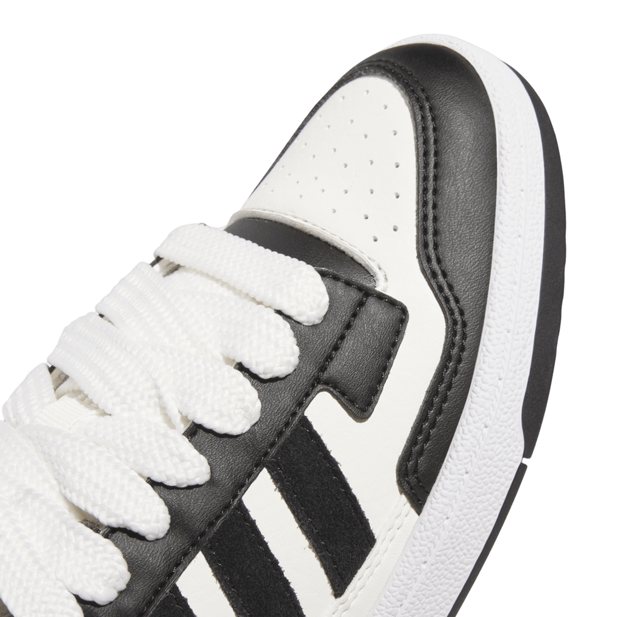adidas Rapid Court Low Core Black Cloud White (GS)