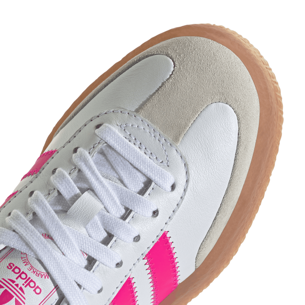 adidas Sambae White Shock Pink (GS)