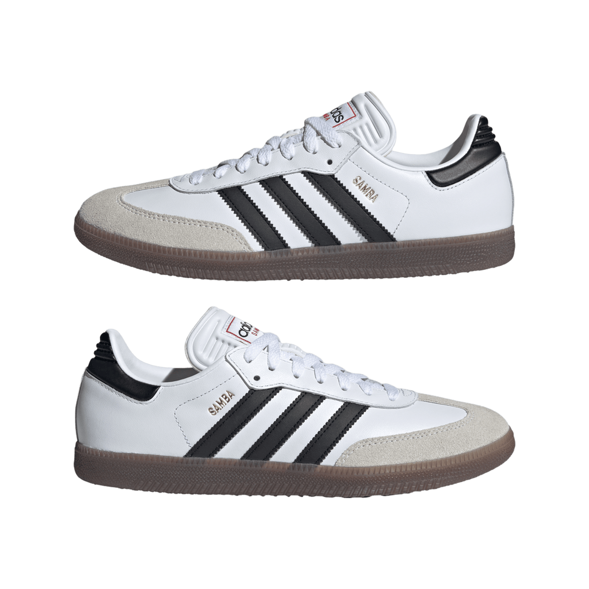adidas Samba Indoor Cloud White Core Black Vivid Red