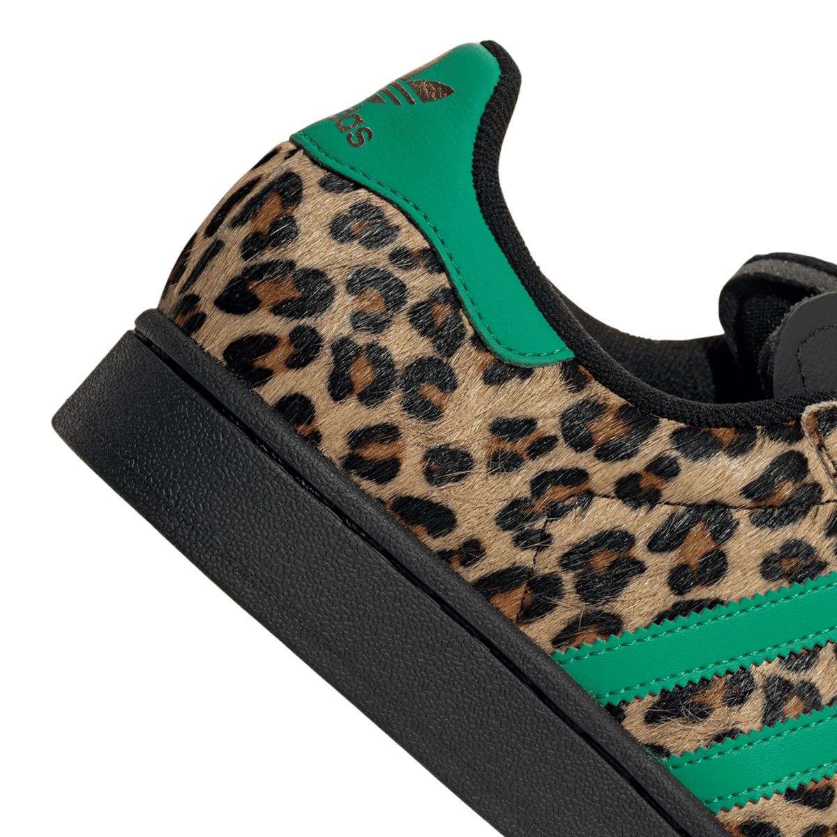 adidas Superstar Black Green Leopard (Women's)