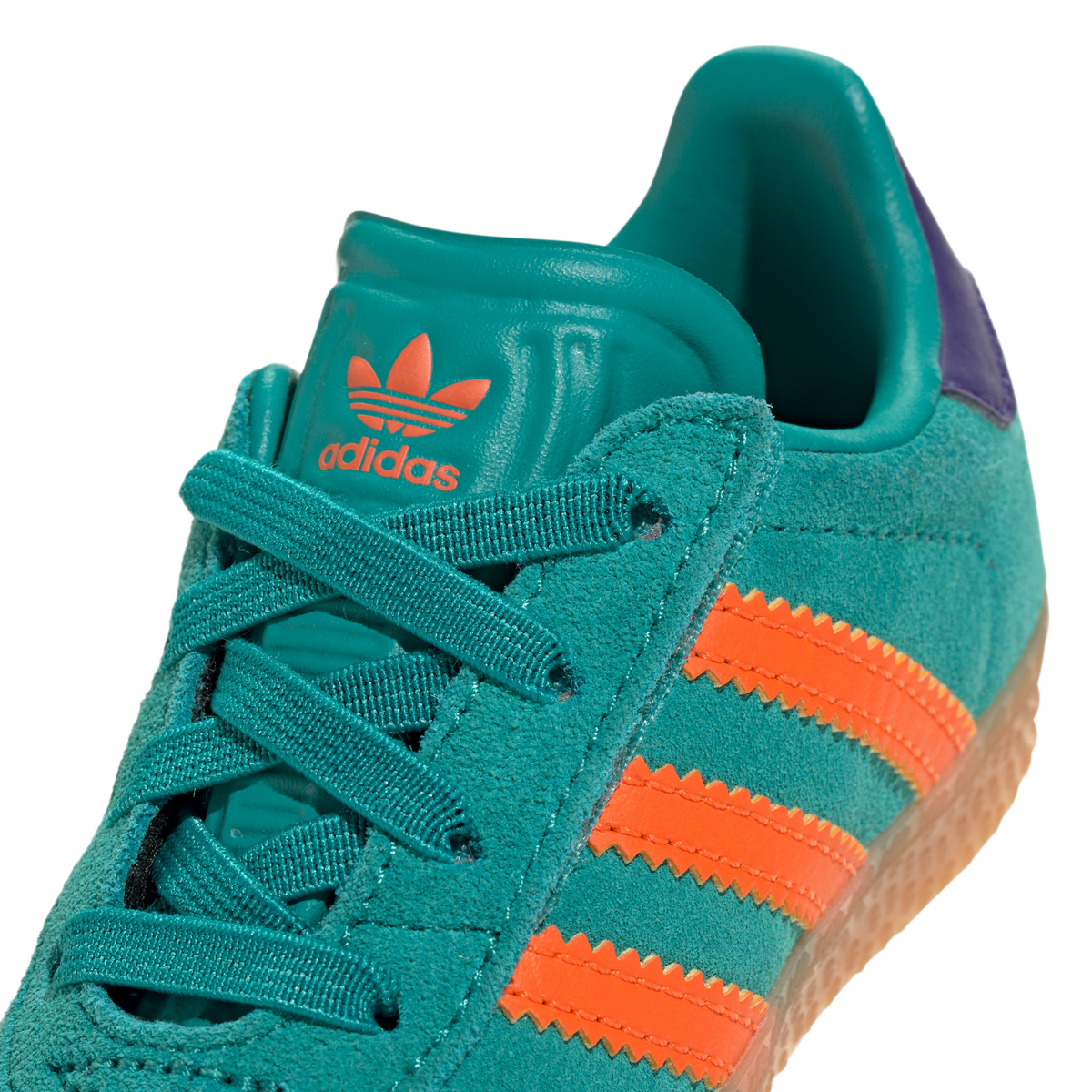 adidas Gazelle Comfort Closure Pure Teal Impact Orange Collegiate Purple (TD)