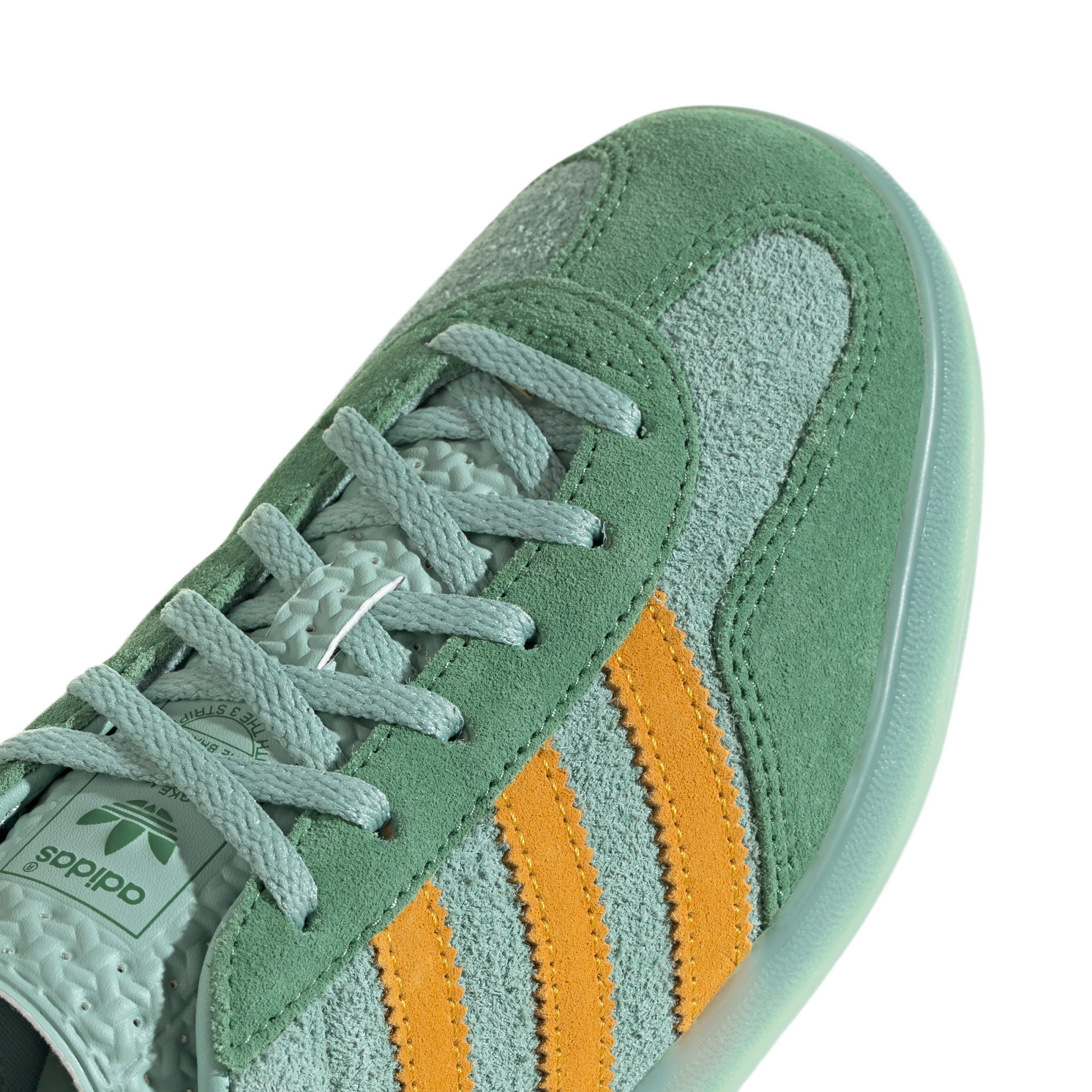 adidas Gazelle Indoor Hazy Green Crew Yellow (Women's)