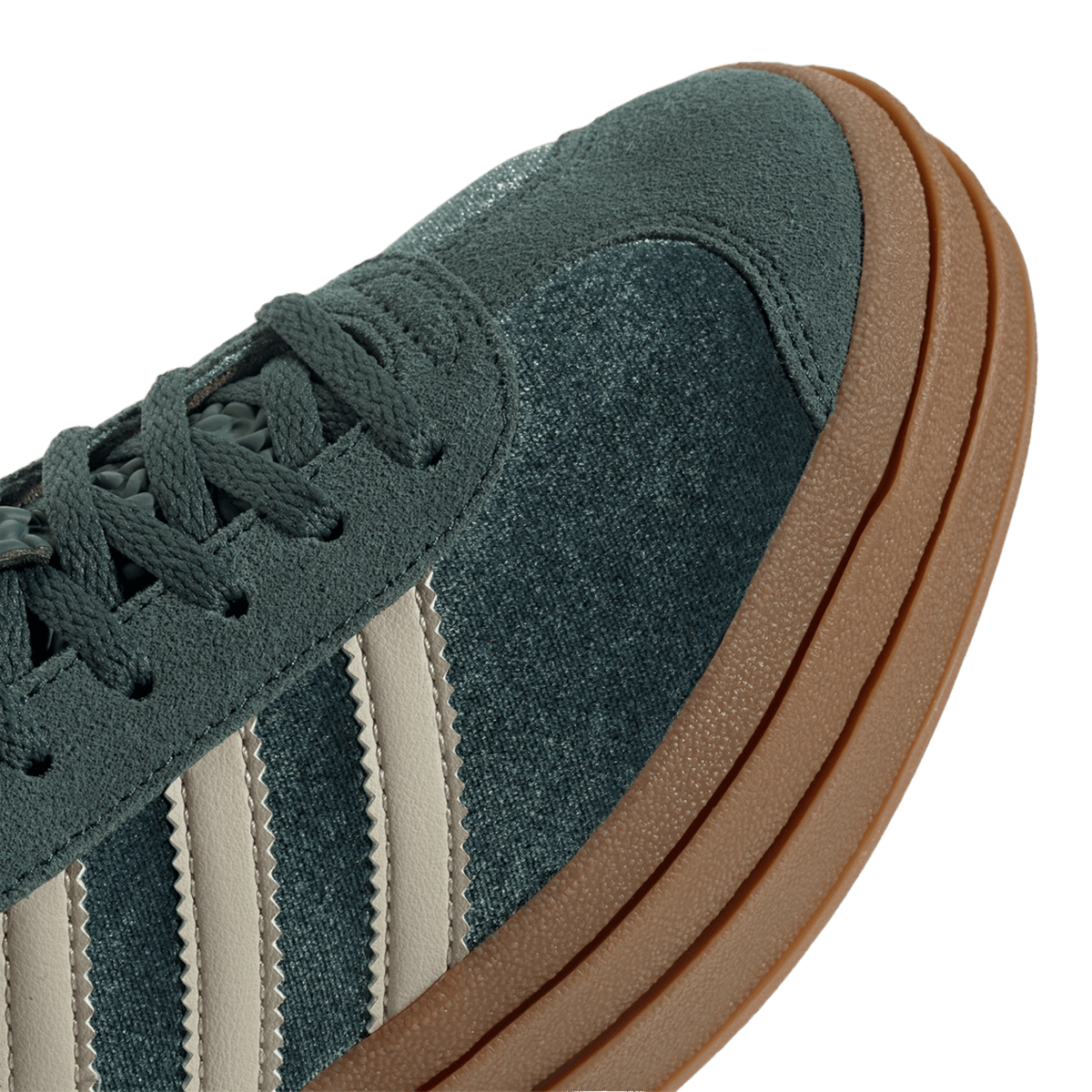 adidas Gazelle Bold Mineral Green Velvet (Women's)