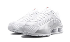 Nike Shox R4 White Metallic Silver