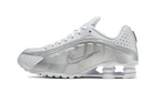 Nike Shox R4 White Metallic Silver