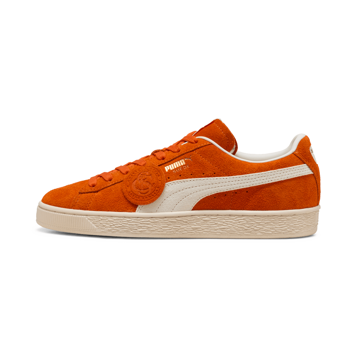 Puma Suede Charles F. Stead Orange Glo White | 403766-02